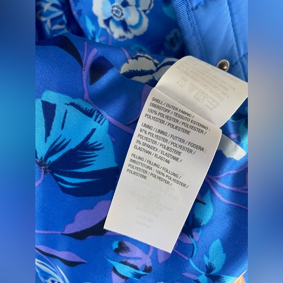 Isaac Mizrahi Live - Royal Blue with Flower Pattern Inside - Vest - 3XL - Picture 5 of 10